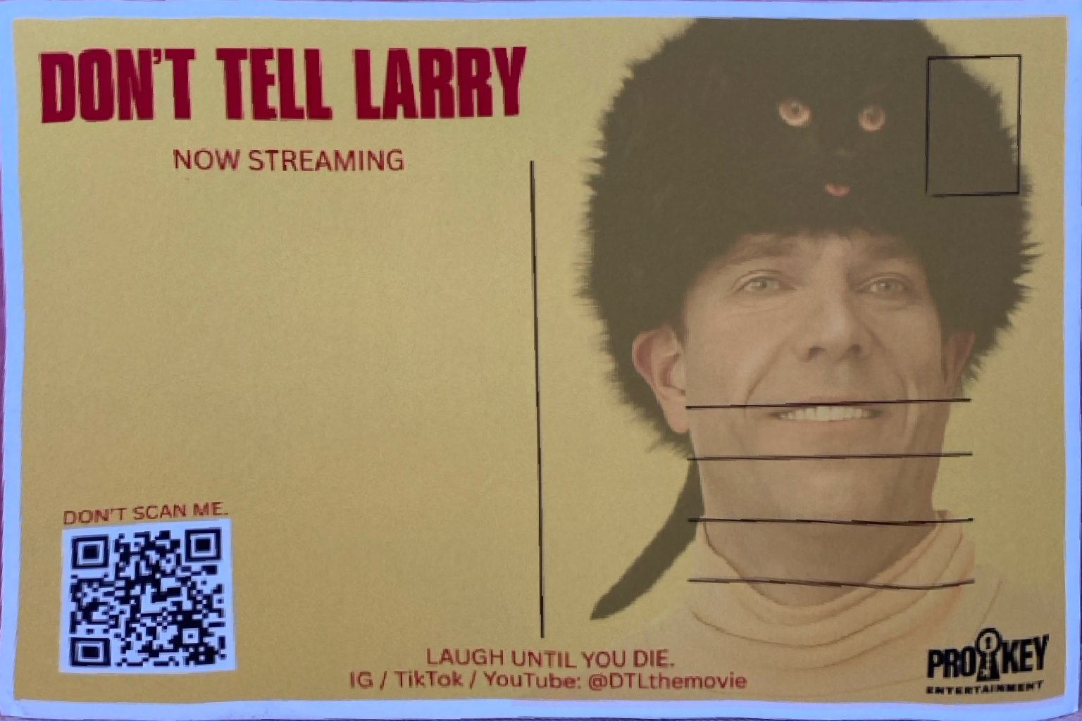 Don't Tell Larry Official Movie Postcards